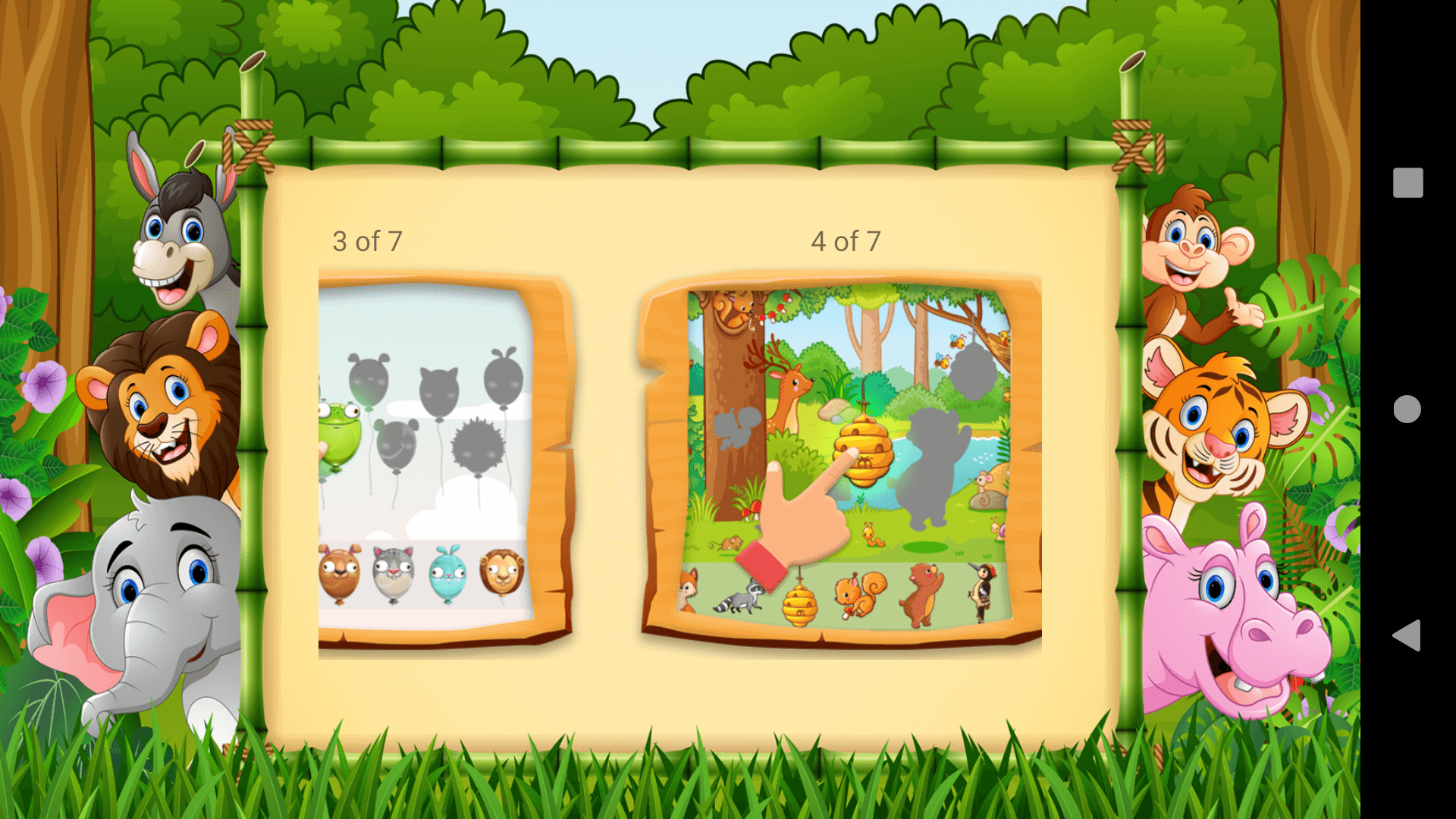 Animals Puzzle puzzle game for kid select category