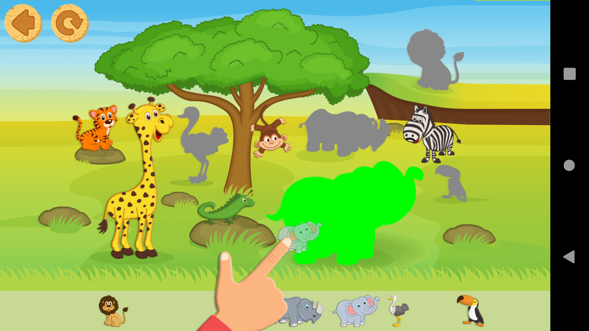 Wild Animals Puzzle For Kids
